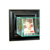 Wall Mounted Card Display Case with Black Moulding