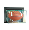 Wall Mounted Football Display case with Black Moulding