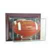 Wall Mounted Football Display case with Cherry Moulding