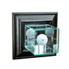Wall Mounted Golf Display Case with Black Moulding