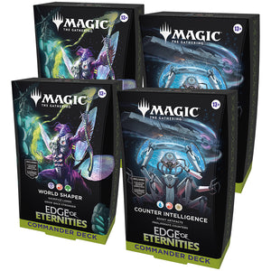 Wizards Of The Coast -  Magic The Gathering: Eoe Edge Of Eternities Commander Decks (4Ct)