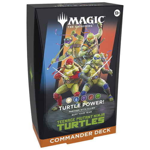 Wizards Of The Coast -  Magic The Gathering: Tmt Teenage Mutant Ninja Turtles Commander Deck (4Ct) Pre-Order
