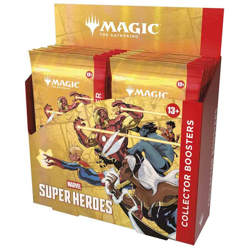 Wizards Of The Coast -  Magic The Gathering: Msh Marvel Super Heroes Collector Booster (12Ct) Pre-Order