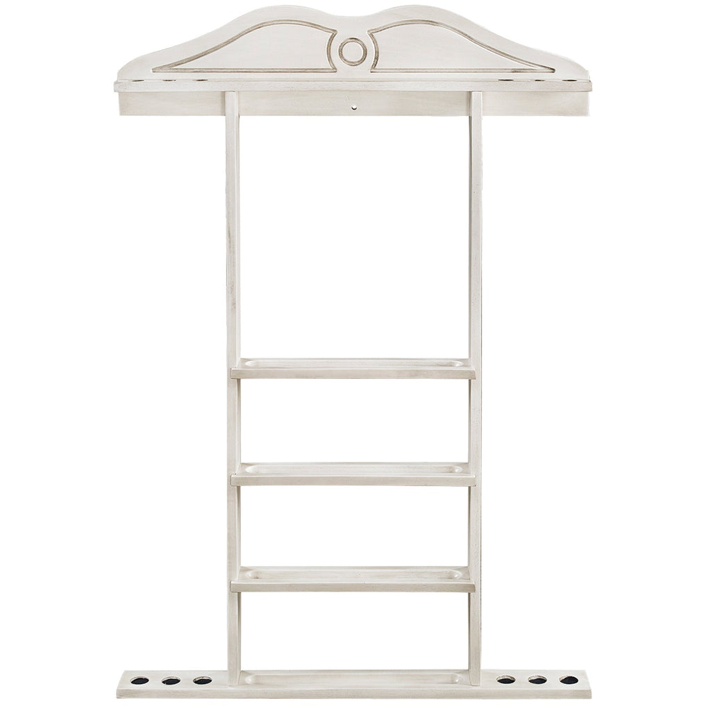 WALL CUE RACK - ANTIQUE WHITE
