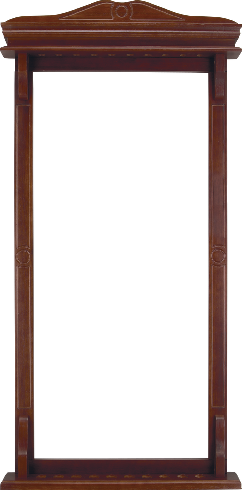 Action WR10 10 cue Wall Rack - Chocolate Wall Racks