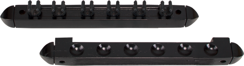 Action WR6S 6 cue Wall Rack w/clips - Midnight Wall Racks