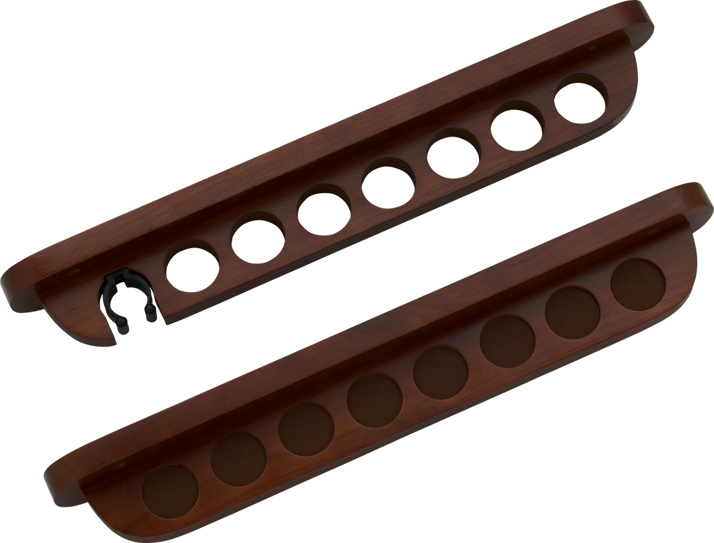 Action WR7WC 7 cue with/clip for bridge - Chocolate Wall Racks