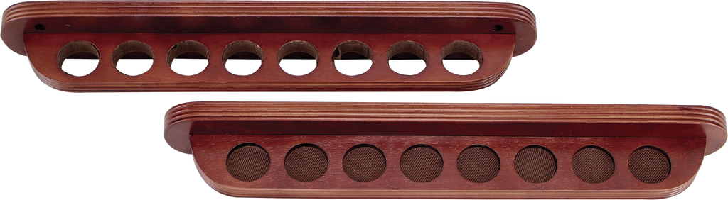 Action WR8R 8 cue Roman Wall Rack - Chocolate Wall Racks β GameRoomPlaza