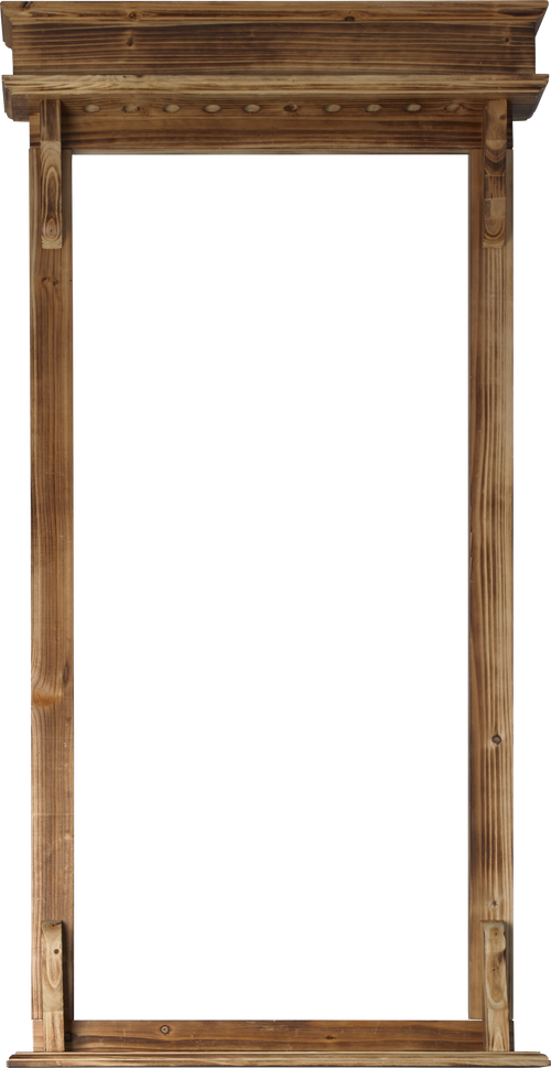 Action WRR10 10 cue Rustic Wall Rack - Rustic