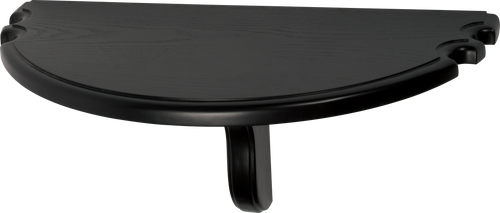 Action WRSHH Half Moon Shelf  - Midnight Wall Racks