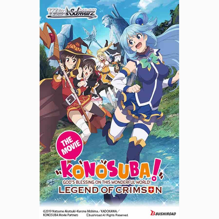 Bushiroad Se-Asia Pte Ltd -  Weiss Schwarz: Booster: Konosuba: God's Blessing On This Wonderful World! Legend Of Crimson (20Ct) (Reprint)