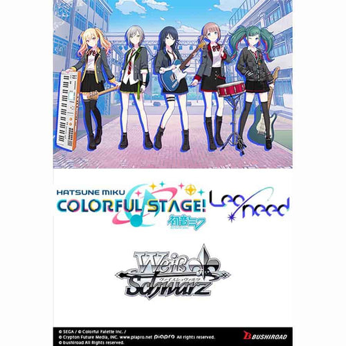 Bushiroad Se-Asia Pte Ltd -  Weiss Schwarz: Trial Deck: Hatsune Miku: Colorful Stage! Leo/Need (6Ct)