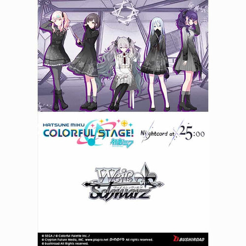 Bushiroad Se-Asia Pte Ltd -  Weiss Schwarz: Trial Deck: Hatsune Miku: Colorful Stage! Nightcord At 25:00 (6Ct)