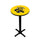 WICHITA STATE PEDESTAL PUB TABLE GOLD - WSTPTB101