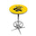 WICHITA STATE CHROME FOOT RING PUB TABLE GOLD - WSTPTR101