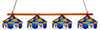 WEST VIRGINIA 4-LIGHT EXECUTIVE GAME TABLE LIGHT - WVU-480EXGL