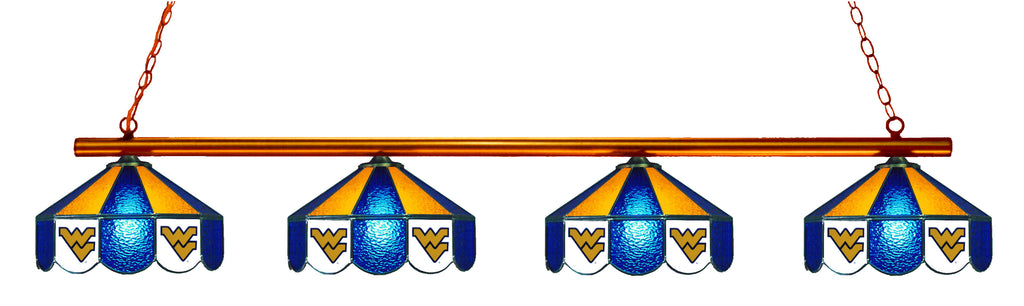 WEST VIRGINIA 4-LIGHT GAME TABLE LIGHT - WVU-480GL