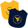 West Virginia Mountaineers Baby Bib 2 Pack - Masterpieces Puzzle Company
