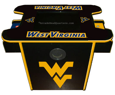 WEST VIRGINIA ARCADE CONSOLE TABLE GAME BLACK - WVUAGC100