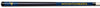 WEST VIRGINIA COLOR ENGRAVED BILLIARD CUE YELLOW / BLUE - WVUBCE921
