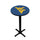 WEST VIRGINIA PEDESTAL PUB TABLE BLUE - WVUPTB221