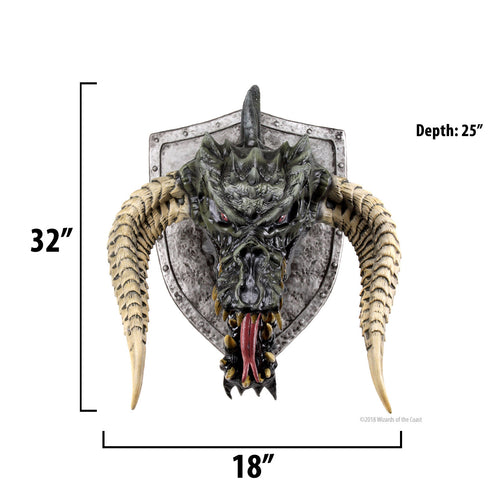 Wizkids - D&D Black Dragon Trophy Plaque