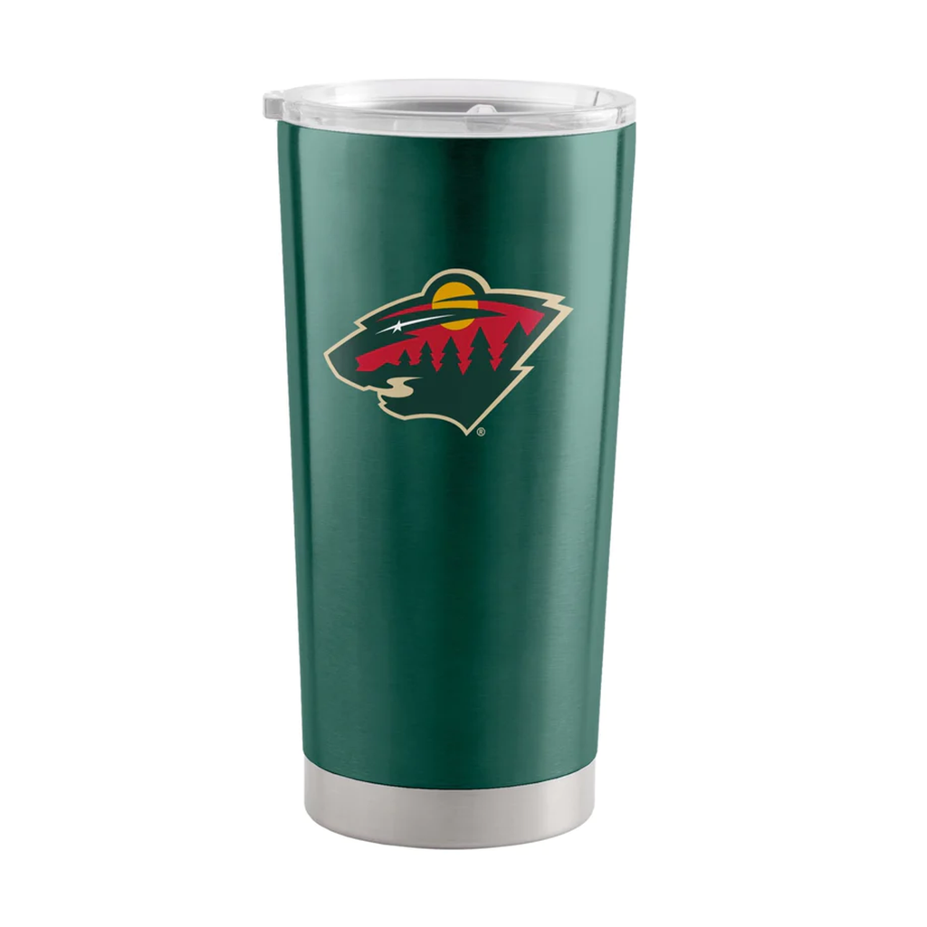 Minnesota Wild Travel Tumbler 20oz Stainless Steel - Logo Brands