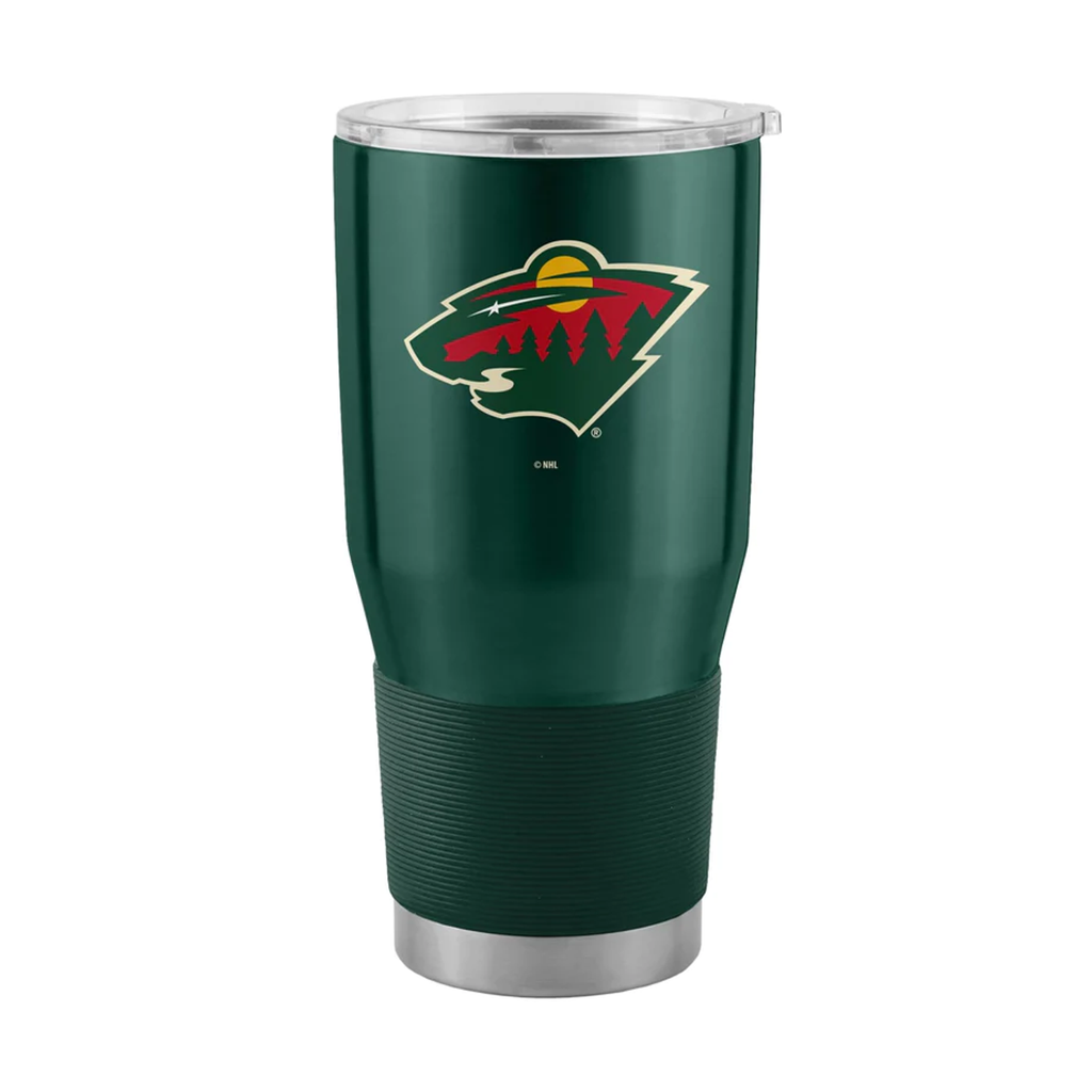 Minnesota Wild Travel Tumbler 30oz Stainless Steel - Logo Brands