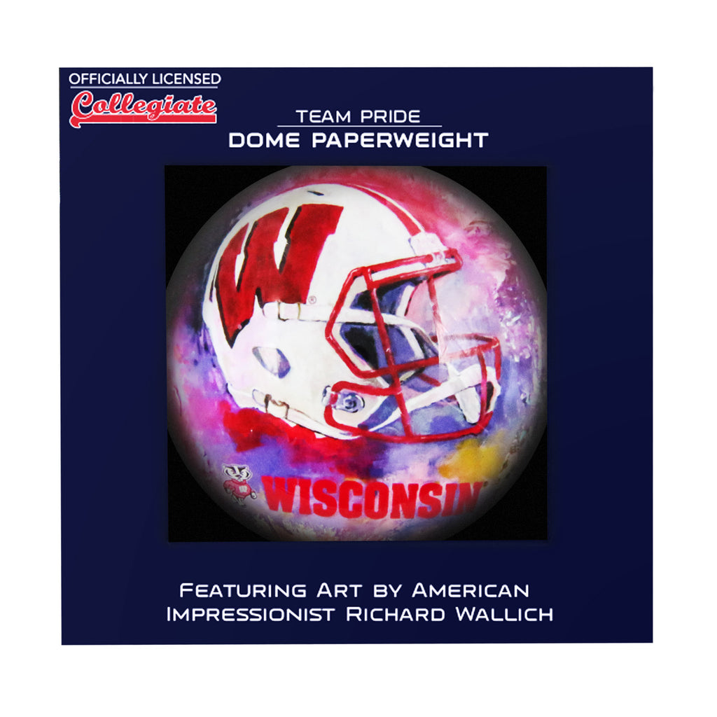 Wisconsin Badgers Paperweight Domed - Sporticulture
