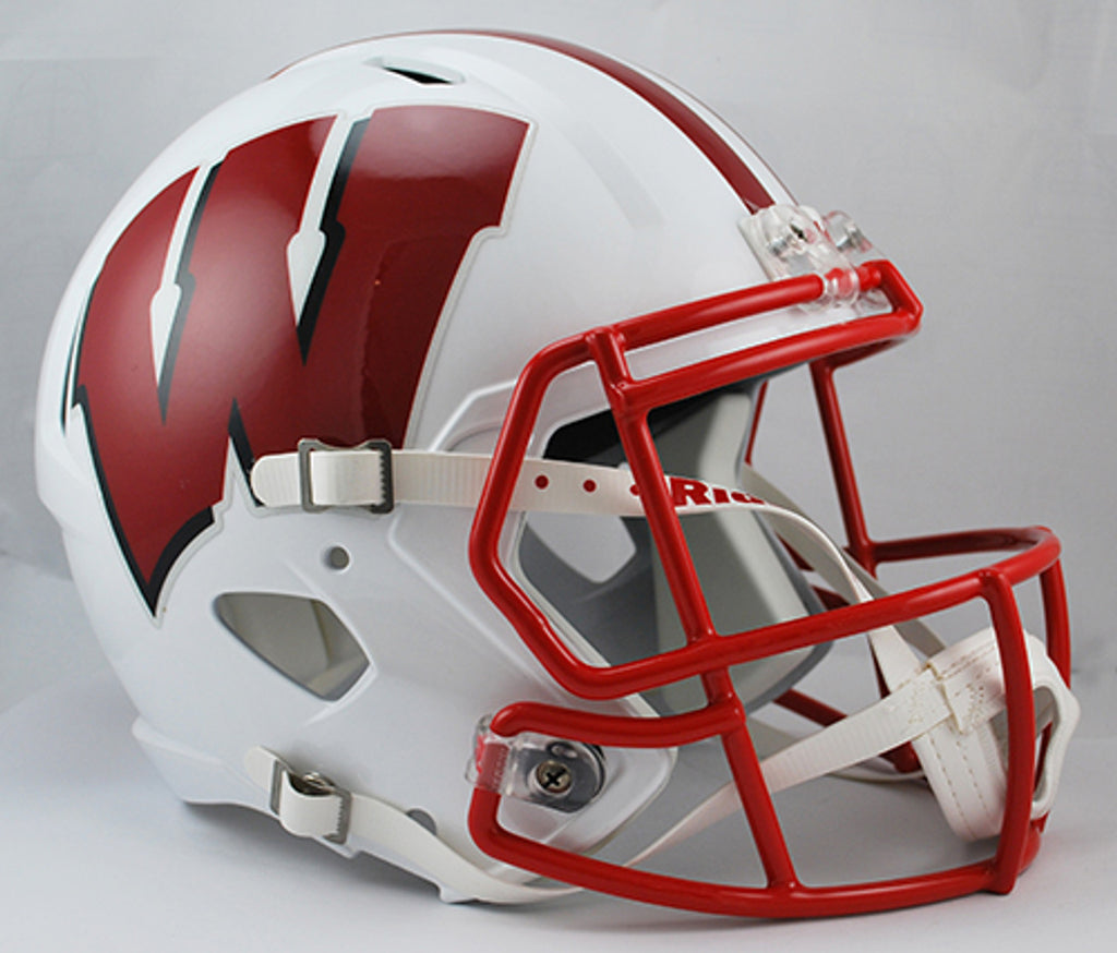 Wisconsin Badgers Deluxe Replica Speed Helmet - Riddell