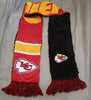 Kansas City Chiefs Wordmark Printed Sherpa Scarf - Forever Collectibles
