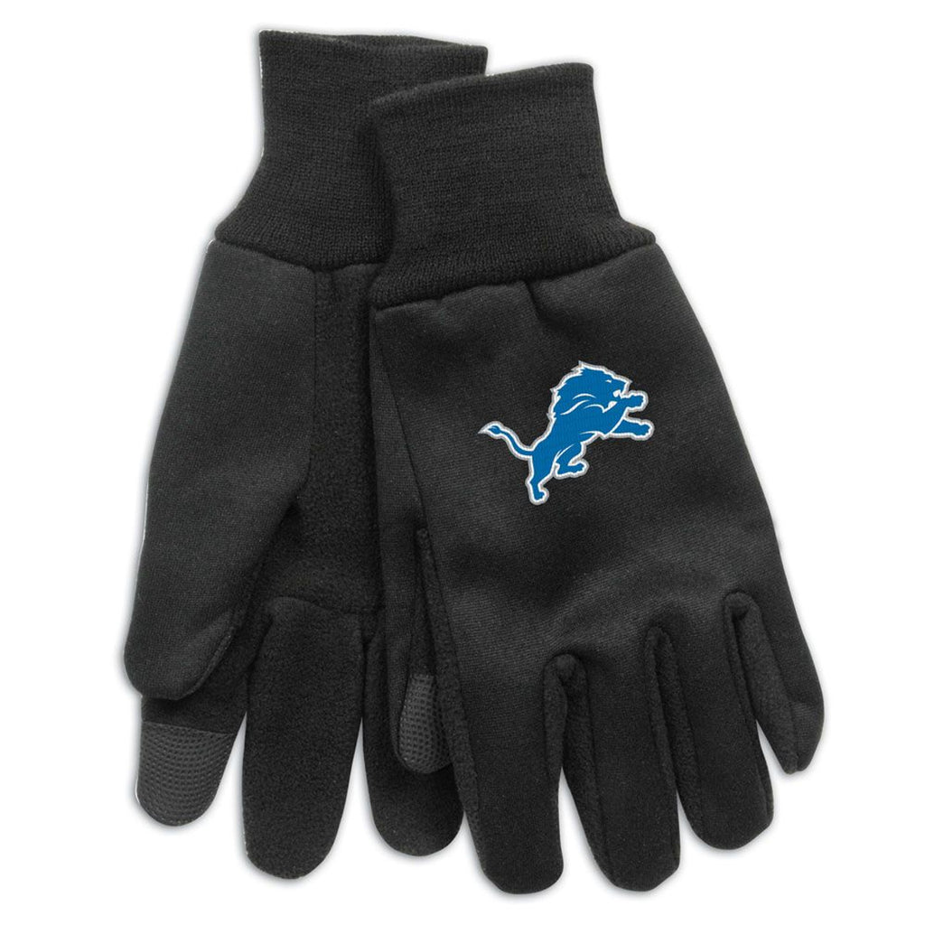 Detroit Lions Gloves Technology Style Adult Size - WinCraft