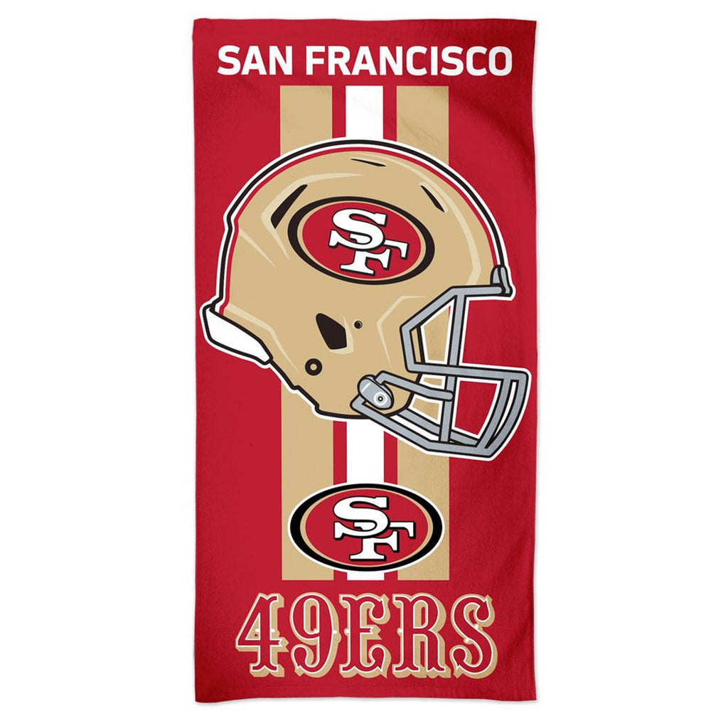 San Francisco 49ers Towel 30x60 Beach Style - 0.25