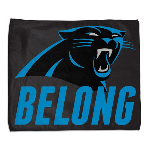 Carolina Panthers Towel 15x18 Rally Style Full Color - WinCraft