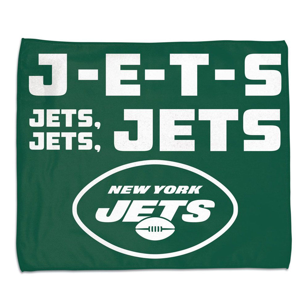 New York Jets Towel 15x18 Rally Style Full Color - WinCraft