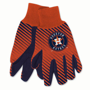 Houston Astros Gloves Two Tone Style Adult Size - WinCraft