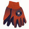 Houston Astros Gloves Two Tone Style Adult Size - WinCraft