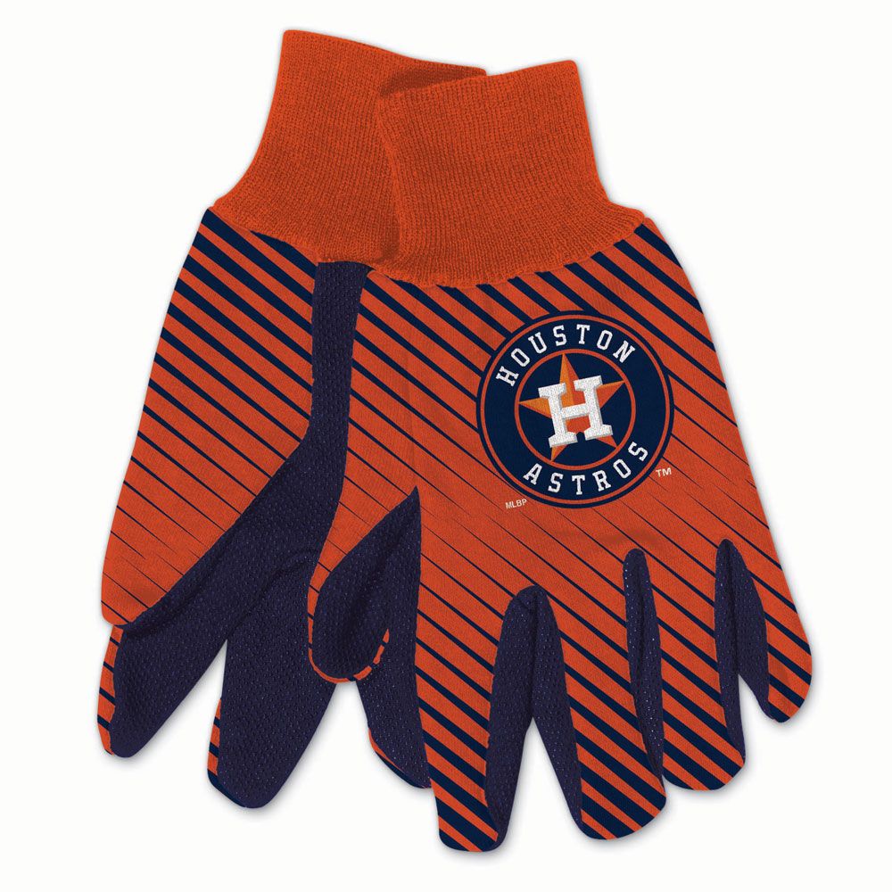 Houston Astros Gloves Two Tone Style Adult Size - WinCraft