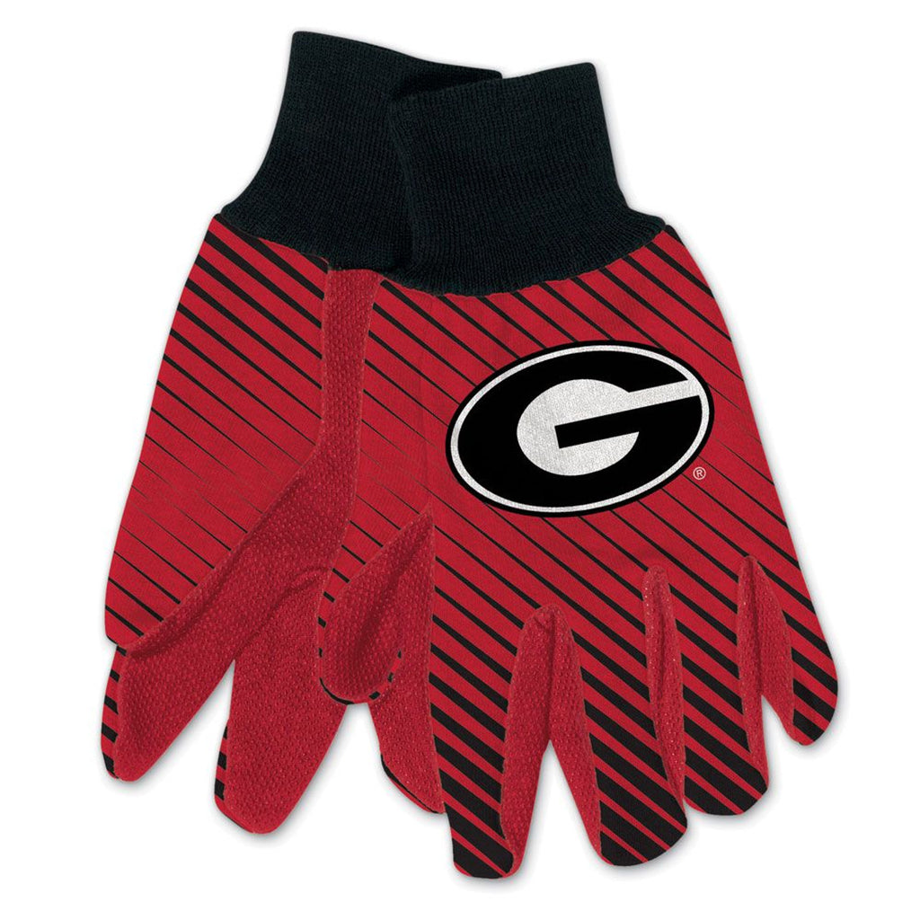 Georgia Bulldogs Two Tone Gloves - Adult - New Logo - Wincraft