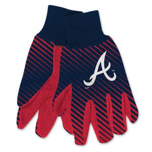 Atlanta Braves Gloves Gloves Two Tone Style Adult Size - WinCraft