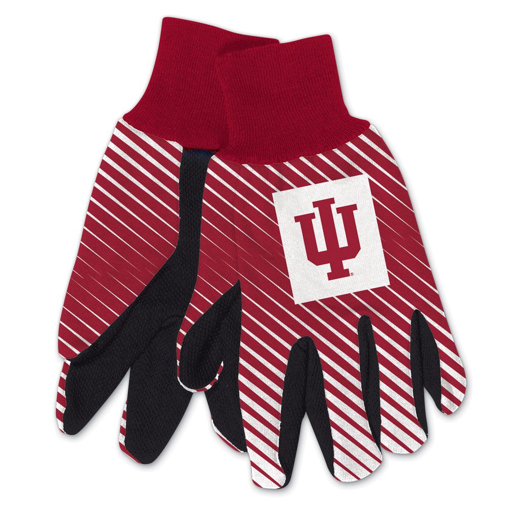 Indiana Hoosiers Gloves Two Tone Style Adult Size - WinCraft