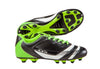 Olympian Athlete STYLE - Thunder Soccer Shoes - Black and Lime  11.5Y