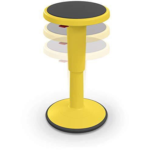 Hierarchy Height Adjustable Grow Stool- Tall Stool (Yellow) - BALT
