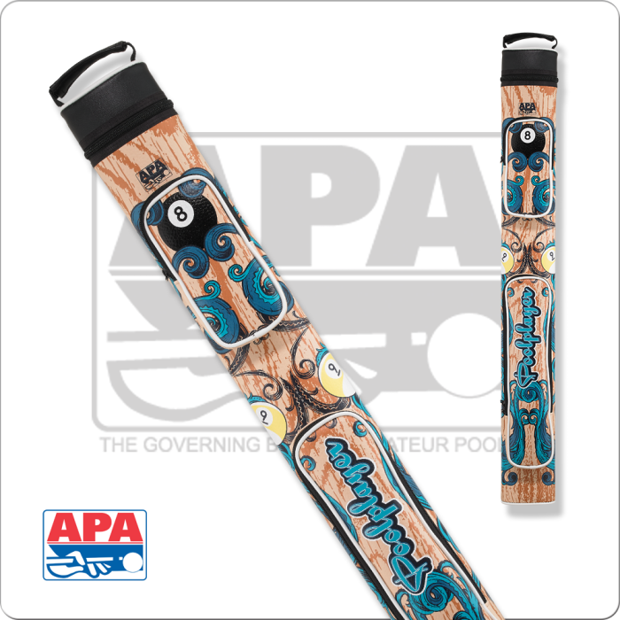 APA APACX22D 2x2 Hard Case Pool Cue Cases