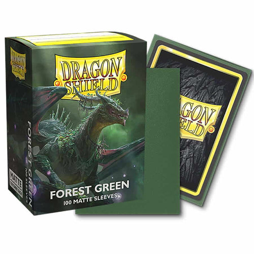 Arcane Tinmen -  Dragon Shield Sleeves: Matte Forest Green (Box Of 100)