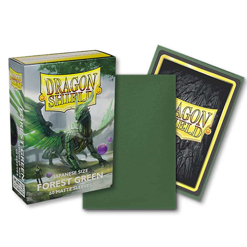 Arcane Tinmen -  Dragon Shield Sleeves: Japanese Matte Forest Green (Box Of 60)