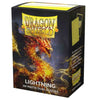 DRAGON SHIELD: MATTE LIGHTNING DUAL SLEEVES (BOX OF 100)