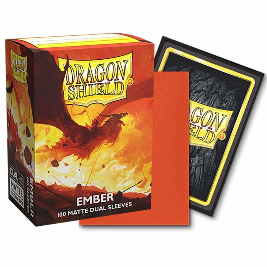 Arcane Tinmen -  Dragon Shield Dual Sleeves: Matte Ember (Box Of 100)