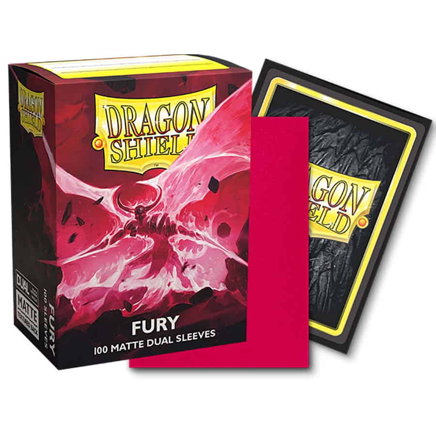 Arcane Tinmen -  Dragon Shield Dual Sleeves: Matte Fury (Box Of 100)