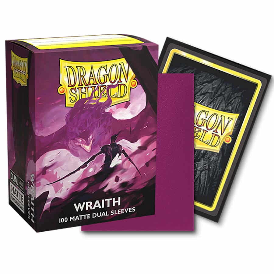 Arcane Tinmen -  Dragon Shield Dual Sleeves: Matte Wraith (Box Of 100)